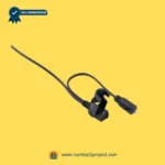 ML18-263C linear actuator cable connector with 2 pin power plug and control socket recliner lift chair wiring harness close up Number2project