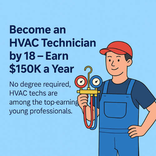 Become an HVAC Technician by 18 – Earn $150K a Year Become an HVAC Technician by 18 – Earn $150K a Year