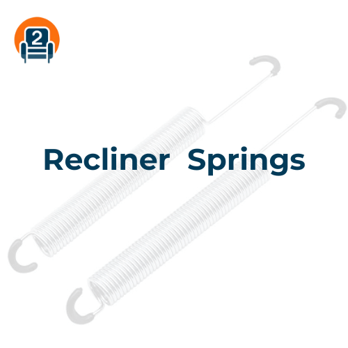 Image of replacement recliner springs, essential for repairing and restoring manual recliners.