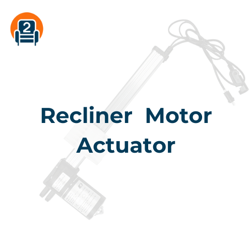 Image of a recliner motor actuator, an essential part for repairing electric recliners.