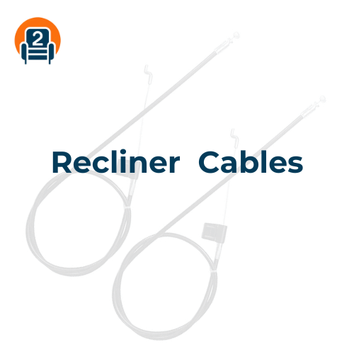 Image showcasing replacement recliner cables, an essential part for fixing manual recliner mechanisms.