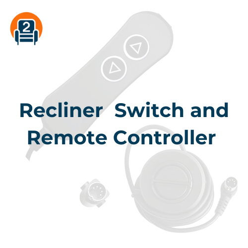 Image of a recliner switch and remote controller, essential for operating electric recliners.