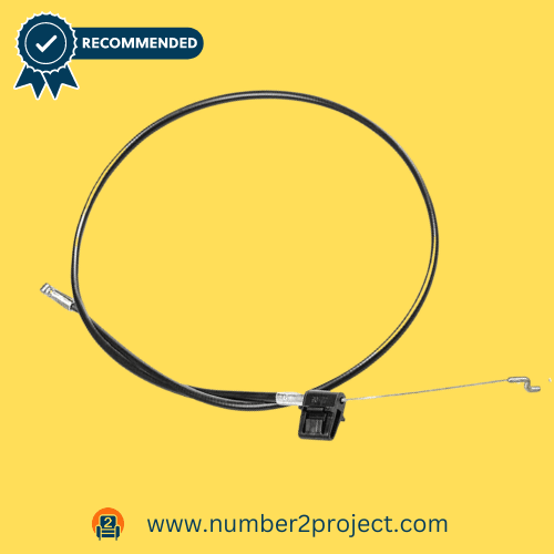 ttmagic Universal Recliner Release Cable Replacement Part, 37 inches in length with a 5mm cable barrel end and S-shaped hook.